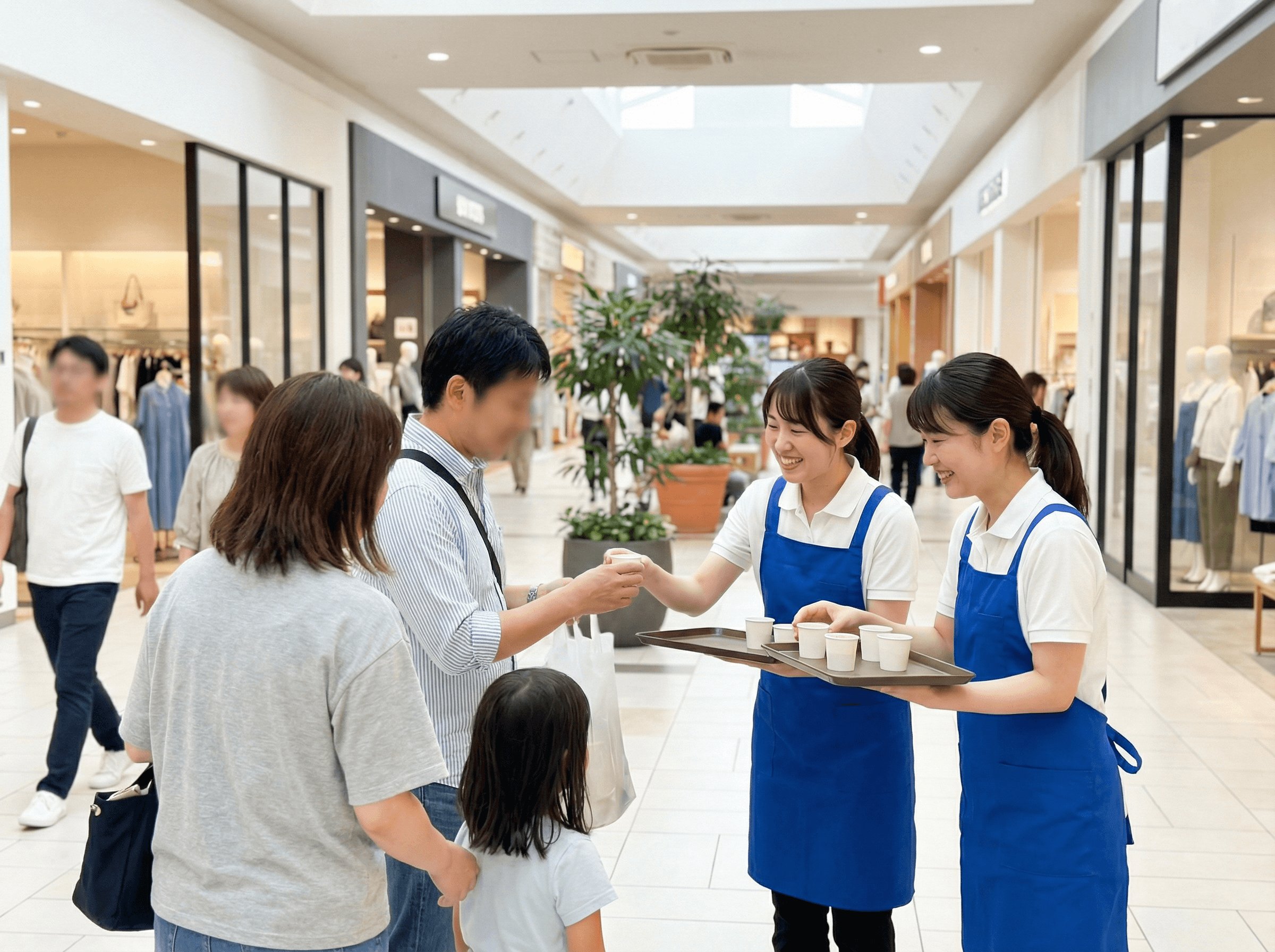 法人のお客様に提案営業をしているスタッフ