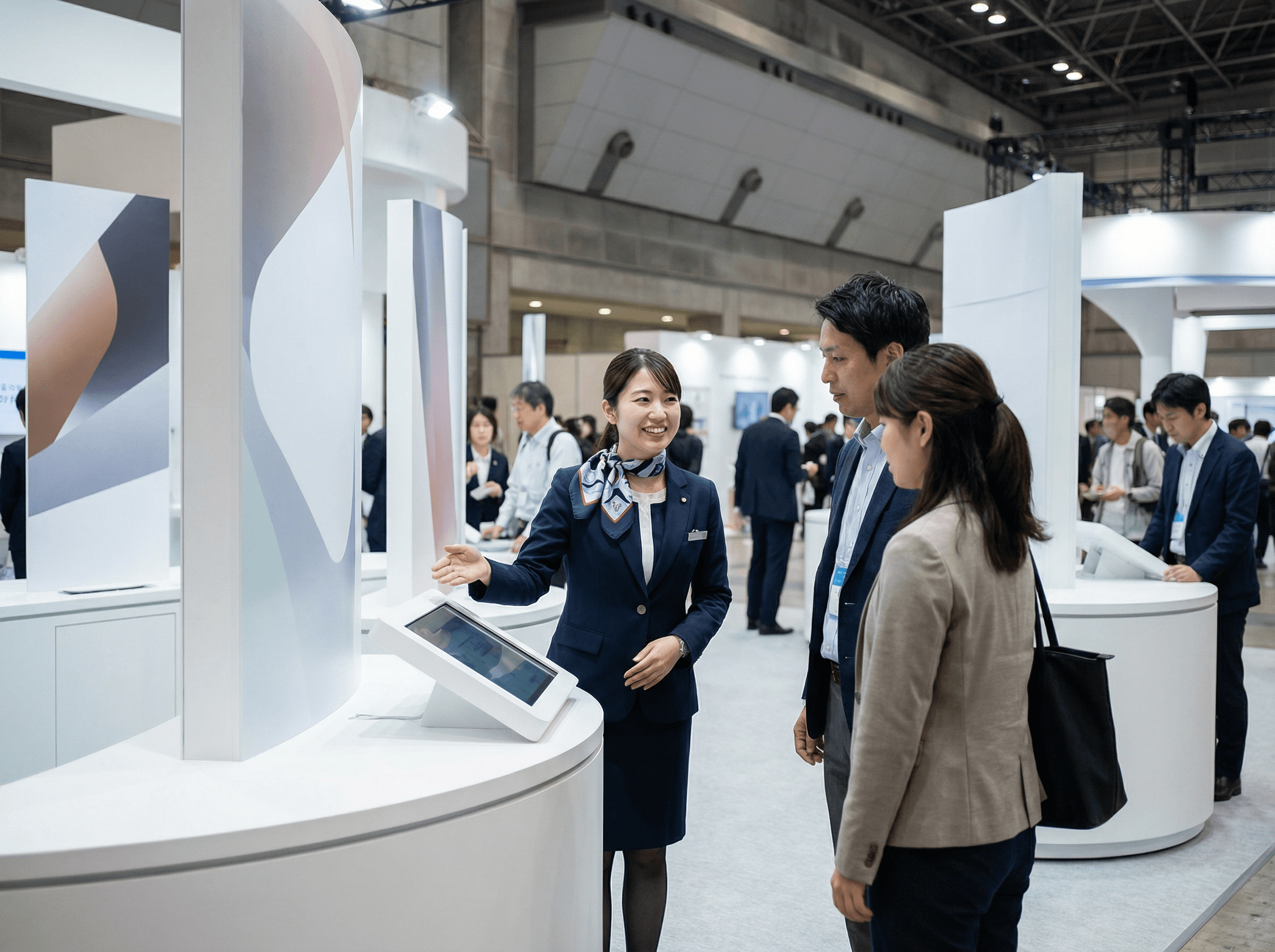 営業スタッフが個人宅を訪問している